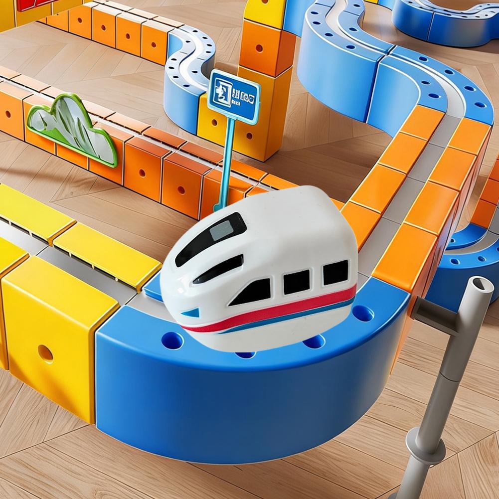Educational Toys - 磁気列車電気子供用教育インタラクティブおもちゃ充電式ミニ魔法の列車 DIY 誕生日パーティーギフト