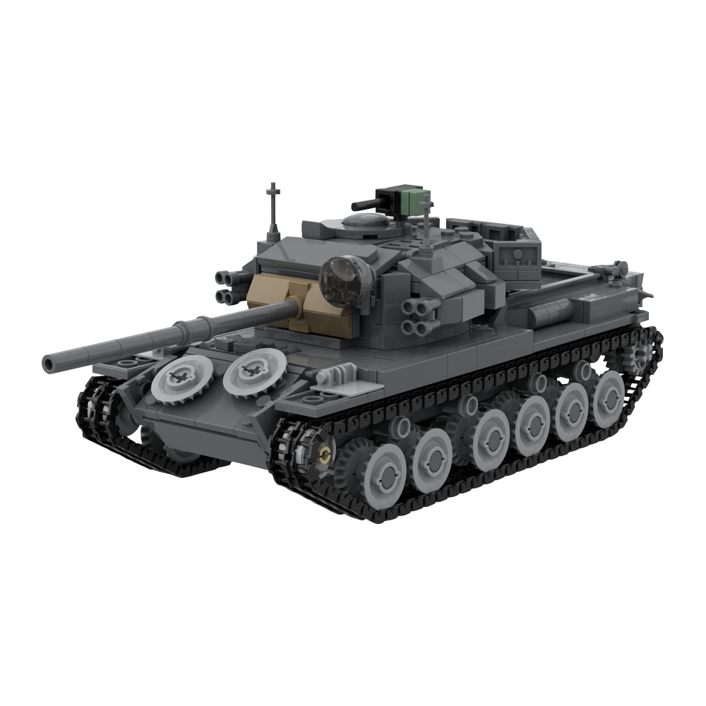 Lego Compatible Military Tank - MOCセンチュリオンmk. 5/1 タンクビルディングブロックモデル陸軍軍事戦車武器レンガ組立おもちゃ子供の誕生日プレゼント