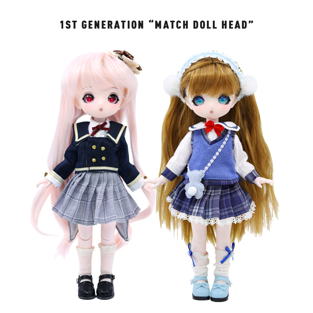 Bjd Doll 1 6 Full Set With Clothes - 夢の妖精1/6 28センチメートルbjdリトル天使のボディ、1st世代マッチヘッド、フルセット内容服と靴玩具人形女の子のため