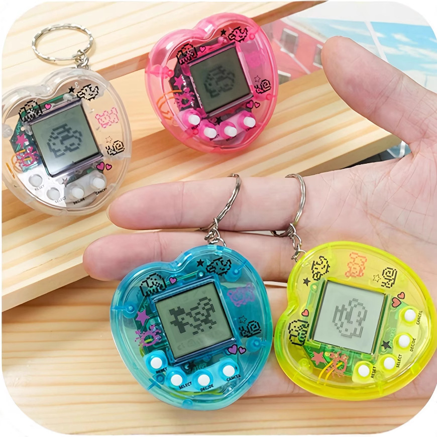 Tamagotchi Electronic Pet Virtual - ハート型電子ペットたまごっちノスタルジックな仮想サイバーデジタル面白いデジタル動物のおもちゃハンドヘルドゲームデジタルペットのおもちゃ