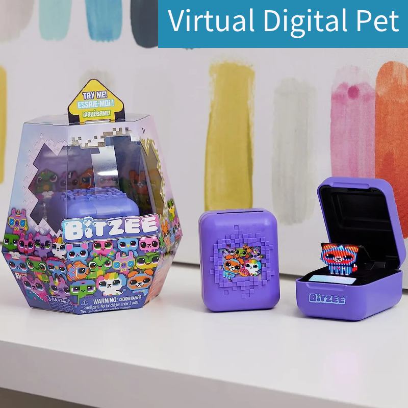 Tamagotchi Electronic Pet Virtual - Bitzee タマゴッチおもちゃ子供用仮想デジタルペットおもちゃ電子デジタルペット仮想ゲームスマートタマゴッチ女の子のおもちゃ