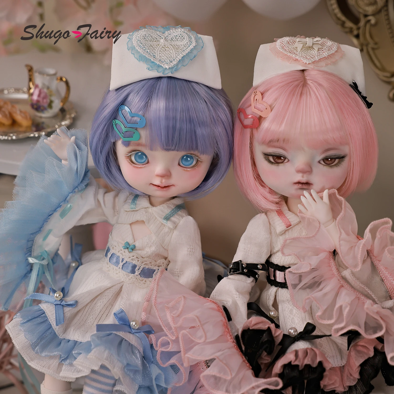Bjd Doll 1 6 Full Set With Clothes - シュガフェアリー ゴーゴドンナ 1/6 BJDドール ビッグヘッド ディンプル