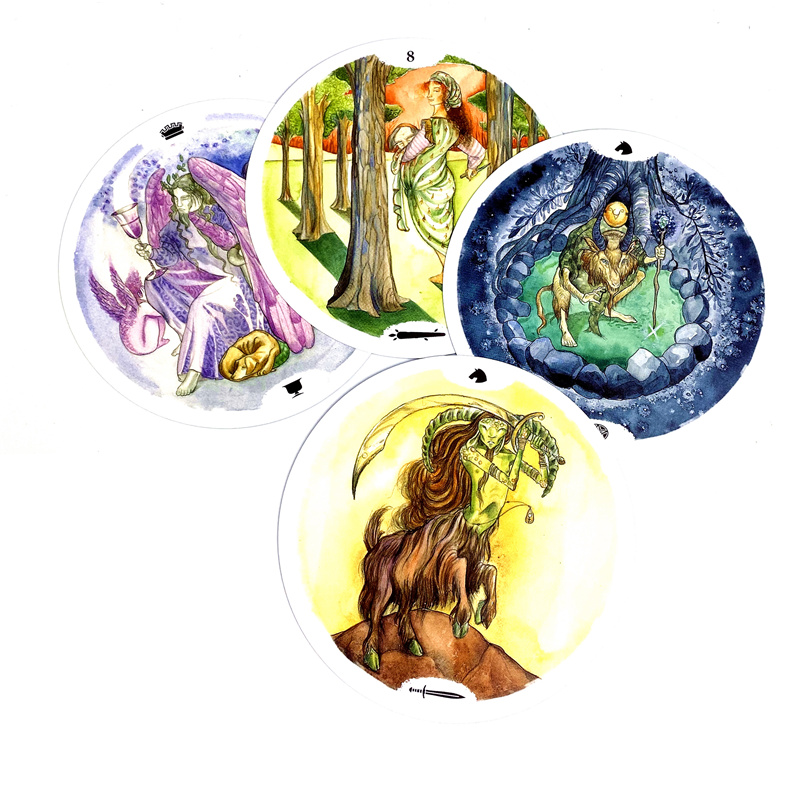 新しいスタイルの生命の輪タロットカード PDF ガイドデッキ - Tarot Cards Deck With Guidebook のレビューと価格