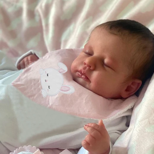 リアルなシリコンベビー人形,手作り,全身,ルートヘア,ルール - Reborn Baby Doll Silicone Realistic のレビューと価格