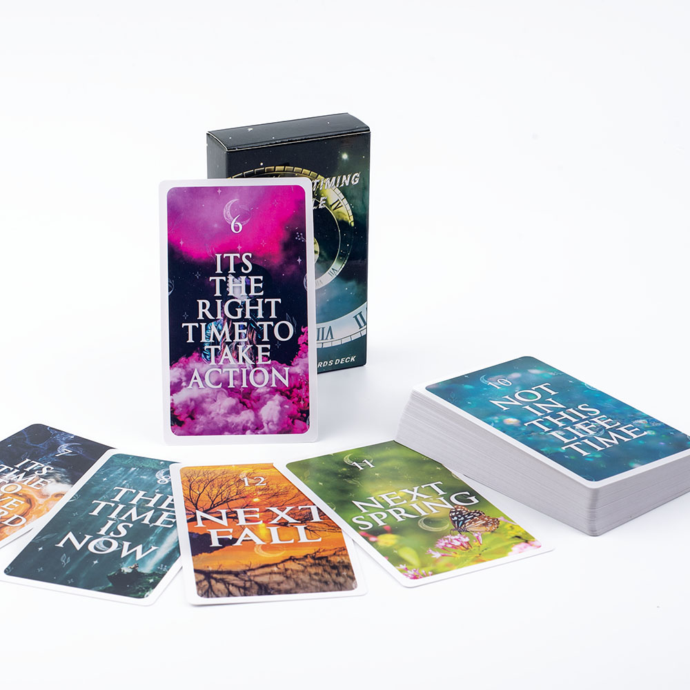 神秘的なタイミングオラクル 60 カード 10.3*6 セン - Tarot Cards Deck With Guidebook のレビューと価格