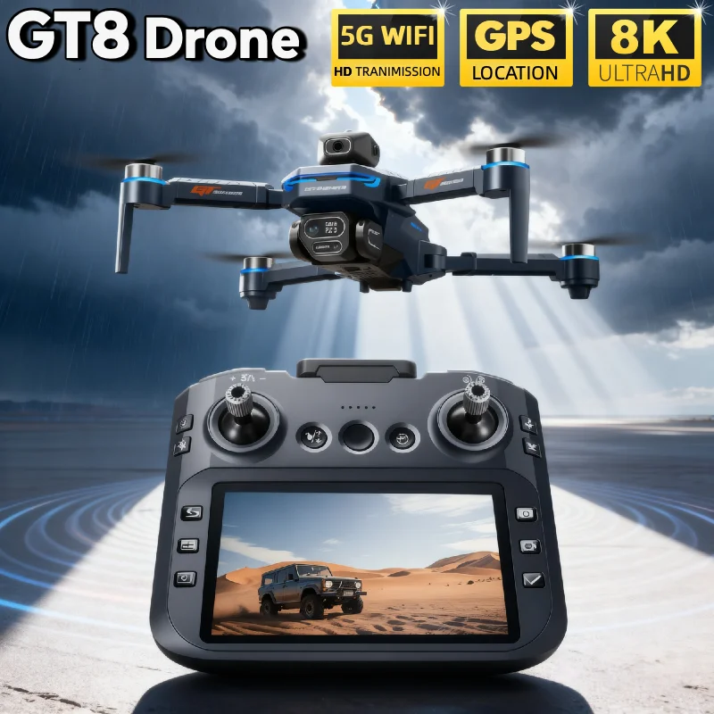 LSRC GT8 ドローン 4K プロフェッショナル デュア - Fpv Brushless Rc Drone 4K のレビューと価格