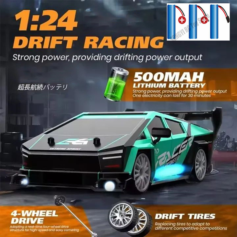 リモコンカー RC ドリフト 2.4GHz 1:24 スケー - Rc Drift Car 1 24 Scale 4Wd のレビューと価格