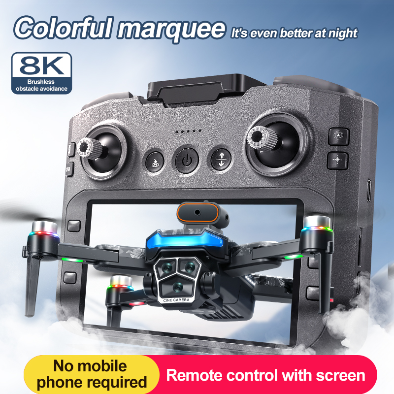 オリジナルA14 GPSドローン 8K 3カメラ 5G WI - Fpv Brushless Rc Drone 4K のレビューと価格
