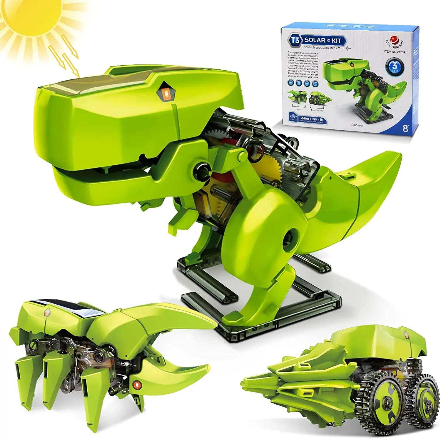 ソーラーロボットキット知育玩具 STEM モデル変更技術ビル - Stem Solar Robot Kit For Kids のレビューと価格