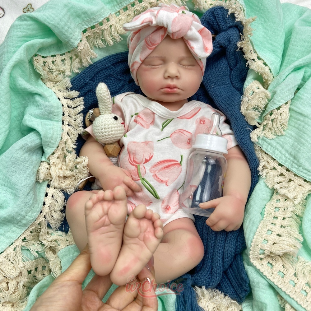 手作りのリアルな皮膚の血管模様、50cmシリコン製リボーンド - Reborn Baby Doll Silicone Realistic のレビューと価格