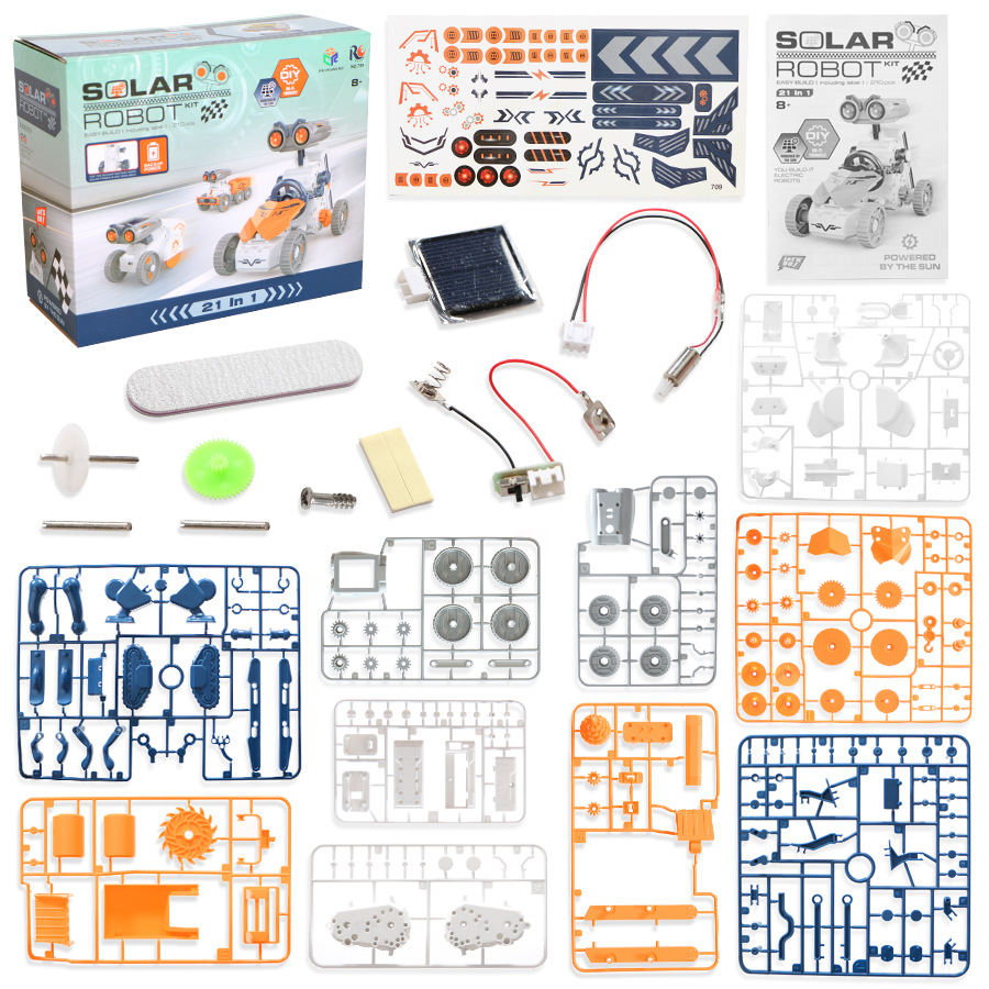 21 in 1 STEMソーラーロボットキットおもちゃ 男の - Stem Solar Robot Kit For Kids のレビューと価格