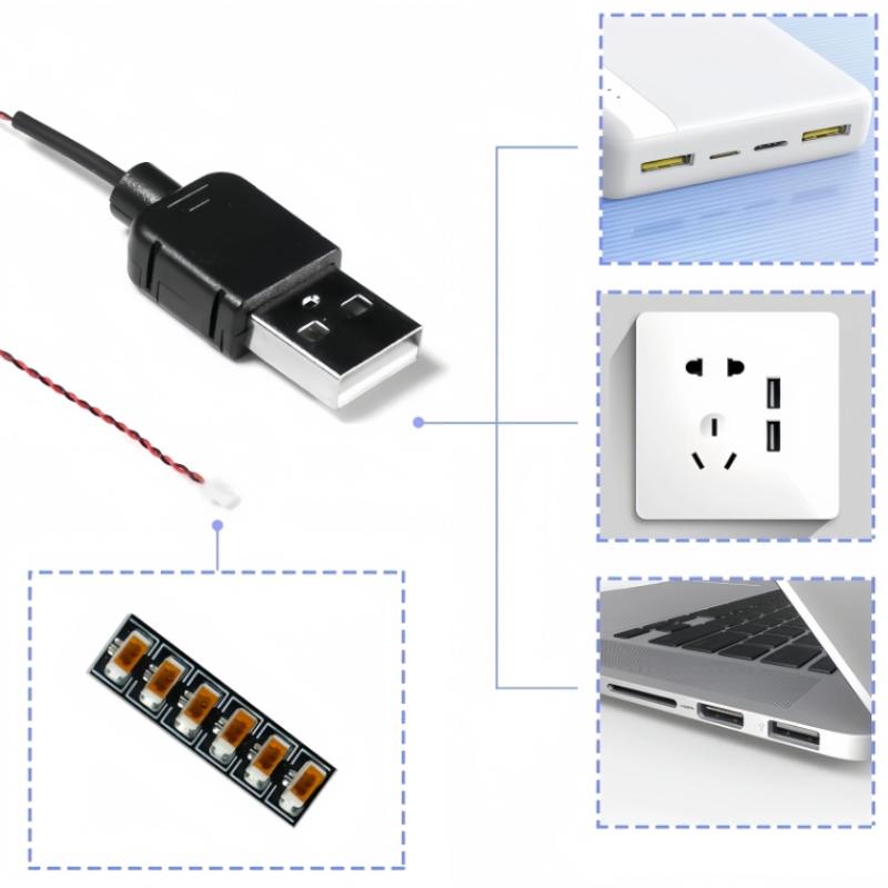 DIY 50 センチメートル USB 電源ケーブルビルディン - Building Blocks のレビューと価格