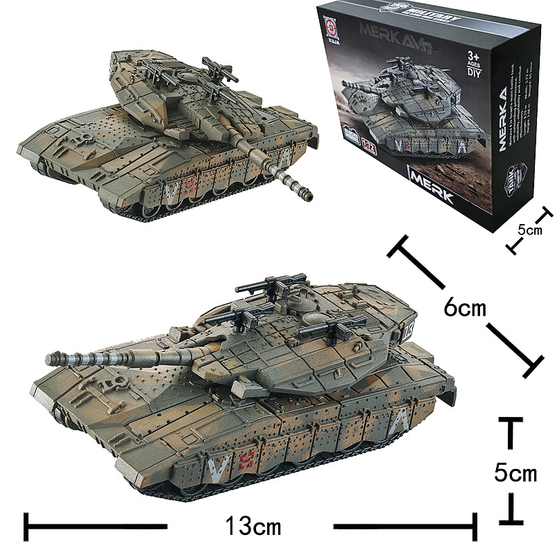 1/72 イスラエル メルカバ主力戦車モデル クリエイティブ - Lego Compatible Military Tank のレビューと価格