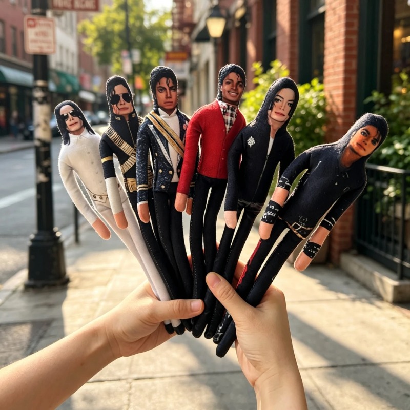 2026年新スタイル マイケル・ジャクソン コスプレ小道具  - Dolls のレビューと価格