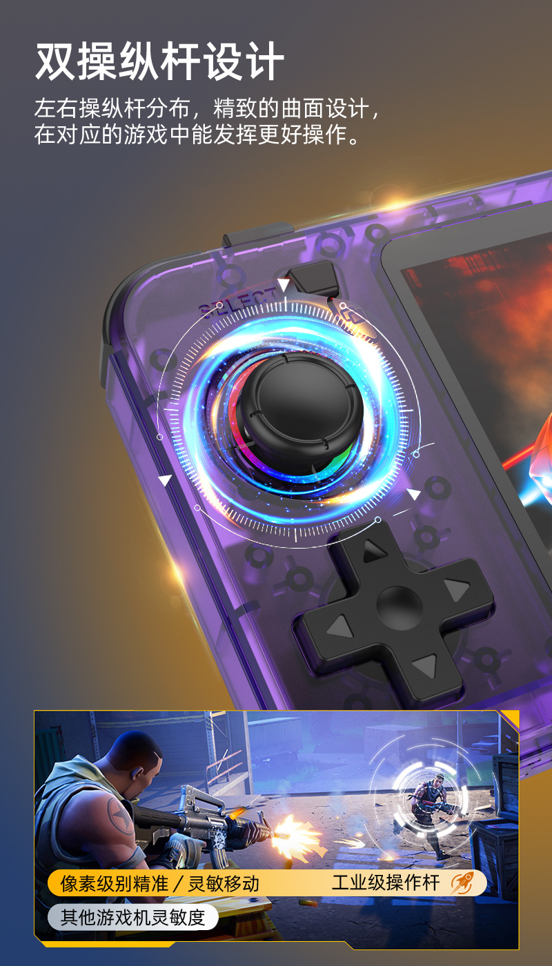 新しい R36H レトロハンドヘルドコンソールオープンソース - Retro Handheld Game Console R36S のレビューと価格